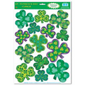 Irish Mood Shamrock Clings